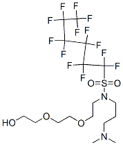 CAS 登录号：73772-34-6， N-(3-二甲基氨基丙基)-1,1,2,2,3,3,4,4,5,5,6,6,6-十三氟-N-[2-[2-(2-羟基乙氧基)乙氧基]乙基]己烷-1-磺酰胺