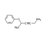 CAS#: 737753-26-3, 4-Phenoxy-2-pentyn-1-amine