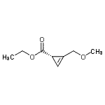 CAS 登录号：737766-23-3， 乙基(1S)-2-(甲氧基甲基)-2-环丙烯-1-羧酸酯