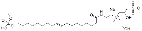 CAS#: 73791-62-5, Sodium (2-Hydroxyethyl)[2-Hydroxy-3-Sulphonatopropyl](Methyl)[2-[(1-Oxooctadec-9-Enyl)Amino]Ethyl]Ammonium Methyl Sulphate