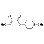 CAS 登录号：738545-39-6， 1-甲基-4-哌啶基(2E)-2-甲基-2-丁烯酸酯