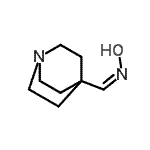 CAS 登录号：738570-87-1， (Z)-1-(1-氮杂双环[2.2.2]辛-4-基)-N-羟基甲亚胺