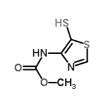 CAS 登录号：738619-30-2， 甲基(5-硫基-1,3-噻唑-4-基)氨基甲酸酯