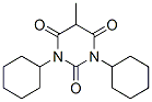 CAS 登录号：739-49-1， 1,3-二环己基-5-甲基巴比妥酸
