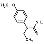 CAS 登录号：73901-44-7， 1-乙基-1-(4-甲氧基苯基)硫脲