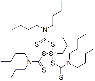 CAS 登录号：73927-88-5， 丁基三(二丁基二硫代氨基甲酸)锡烷