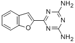CAS 登录号：73941-06-7， 6-(1-苯并呋喃-2-基)-1,3,5-三嗪-2,4-二胺