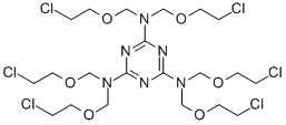 CAS#: 73941-10-3, N2,N2,N4,N4,N6,N6-Hexakis(2-Chloroethoxymethyl)-1,3,5-Triazine-2,4,6-Triamine