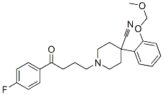 CAS 登录号：73962-25-1， 1-[4-(4-氟苯基)-4-氧代丁基]-4-[2-(甲氧基甲氧基)苯基]哌啶-4-甲腈