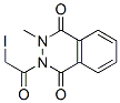 CAS 登录号：73972-89-1， 2-(2-碘乙酰基)-3-甲基酞嗪-1,4-二酮