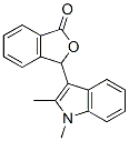 CAS 登录号：73973-00-9， 3-(1,2-二甲基吲哚-3-基)-3H-2-苯并呋喃-1-酮