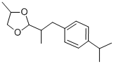 CAS 登录号：73987-12-9， 4-甲基-2-[1-(4-丙-2-基苯基)丙-2-基]-1,3-二氧戊环