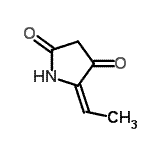 CAS#: 74031-31-5, (5E)-5-ethylidenepyrrolidine-2,4-dione