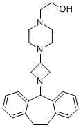 CAS#: 74037-81-3, 4-(1-(10,11-Dihydro-5H-dibenzo(a,d)cyclohepten-5-yl)azetidin-3-yl)-Piperazineethanol