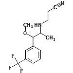 CAS#: 74051-07-3, 3-({1-Methoxy-1-[3-(trifluoromethyl)phenyl]-2-propanyl}amino)propanenitrile