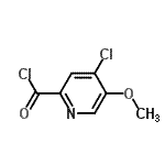 CAS#: 740744-31-4, 4-Chloro-5-methoxy-2-pyridinecarbonyl chloride