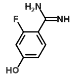 CAS#: 740769-45-3, 2-Fluoro-4-hydroxybenzenecarboximidamide
