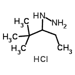 CAS#: 740799-94-4, (2,2-Dimethyl-3-pentanyl)hydrazine hydrochloride (1:1)
