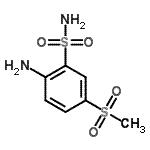 CAS#: 7409-84-9, 2-Amino-5-(methylsulfonyl)benzenesulfonamide