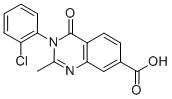 CAS#: 74101-54-5, 3-(2-Chlorophenyl)-2-Methyl-4-Oxoquinazoline-7-Carboxylic Acid