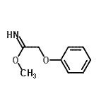 CAS 登录号：741222-44-6， 甲基2-苯氧基乙亚氨酸酯