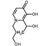 CAS#: 741236-72-6, 3-Hydroxy-2-(1-hydroxyethyl)-1-(3-hydroxypropyl)-4(1H)-pyridinone