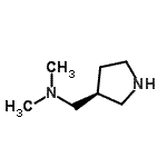CAS#: 741288-65-3, N,N-Dimethyl-1-[(3S)-3-pyrrolidinyl]methanamine