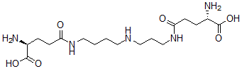 CAS 登录号：74141-51-8， (2S)-2-氨基-5-[4-[3-[[(4S)-4-氨基-5-羟基-5-氧代戊酰]氨基]丙基氨基]丁基氨基]-5-氧代戊酸