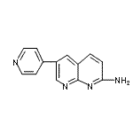 CAS 登录号：741616-96-6， 6-(4-吡啶基)-1,8-萘啶-2-胺