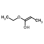CAS 登录号：741625-37-6， (1E)-1-乙氧基-1-丙烯-1-醇