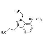 CAS#: 741626-16-4, 1-Ethyl-N-methyl-3-propyl-1H-pyrazolo[4,3-d]pyrimidin-7-amine