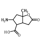 CAS#: 741643-33-4, 5-Amino-6a-methyl-2-oxohexahydro-2H-cyclopenta[b]furan-4-carboxylic acid