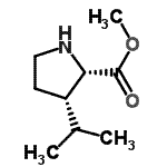 CAS#: 741662-55-5, Methyl (3S)-3-isopropyl-L-prolinate