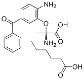 CAS 登录号：74168-03-9， 2-(3-苯甲酰苯氧基)丙酸;(2S)-2,6-二氨基己酸