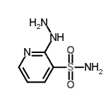 CAS 登录号：74186-29-1， 2-肼基-3-吡啶磺酰胺
