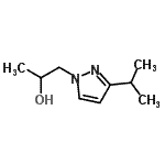 CAS 登录号：742096-95-3， 1-(3-异丙基-1H-吡唑-1-基)-2-丙醇