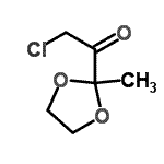 CAS#: 74225-73-3, 2-Chloro-1-(2-methyl-1,3-dioxolan-2-yl)ethanone