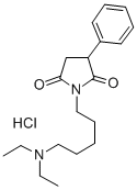 CAS#: 74247-12-4, 1-(5-Diethylaminopentyl)-3-Phenylpyrrolidine-2,5-Dione Hydrochloride