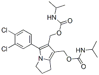 CAS#: 74296-42-7, [3-(3,4-Dichlorophenyl)-2-(Propan-2-Ylcarbamoyloxymethyl)-6,7-Dihydro-5H-Pyrrolizin-1-Yl]Methyl N-Propan-2-Ylcarbamate