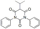 CAS 登录号：743-41-9， 1,3-二苯基-5-异丙基巴比妥酸
