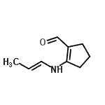 CAS#: 74328-34-0, 2-[(1E)-1-Propen-1-ylamino]-1-cyclopentene-1-carbaldehyde