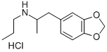 CAS 登录号：74341-77-8， 1-(1,3-苯并二氧戊环-5-基)-N-丙基丙-2-胺盐酸盐