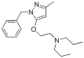CAS 登录号：7436-92-2， 1-苄基-5-[2-(二丙基氨基)乙氧基]-3-甲基-1H-吡唑
