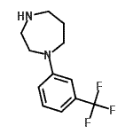 CAS 登录号：74418-15-8， 1-[3-(三氟甲基)苯基]-1,4-二氮杂环庚