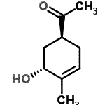 CAS 登录号：744208-05-7， 1-[(1S,5R)-5-羟基-4-甲基-3-环己烯-1-基]乙酮