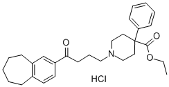 CAS#: 74422-45-0, Ethyl 1-[4-Oxo-4-(6,7,8,9-Tetrahydro-5H-Benzo[7]Annulen-2-Yl)Butyl]-4-Phenylpiperidine-4-Carboxylate Hydrochloride