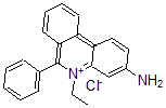 CAS 登录号：74444-52-3， 5-乙基-6-苯基菲啶-5-鎓-3-胺氯化物