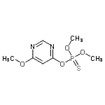 CAS#: 74460-08-5, O-(6-Methoxy-4-pyrimidinyl) O,O-dimethyl phosphorothioate