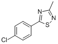 CAS 登录号：74466-94-7， 5-(4-氯苯基)-3-甲基-1,2,4-噻二唑