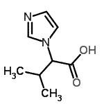 CAS 登录号：745001-73-4， 2-(1H-咪唑-1-基)-3-甲基丁酸
